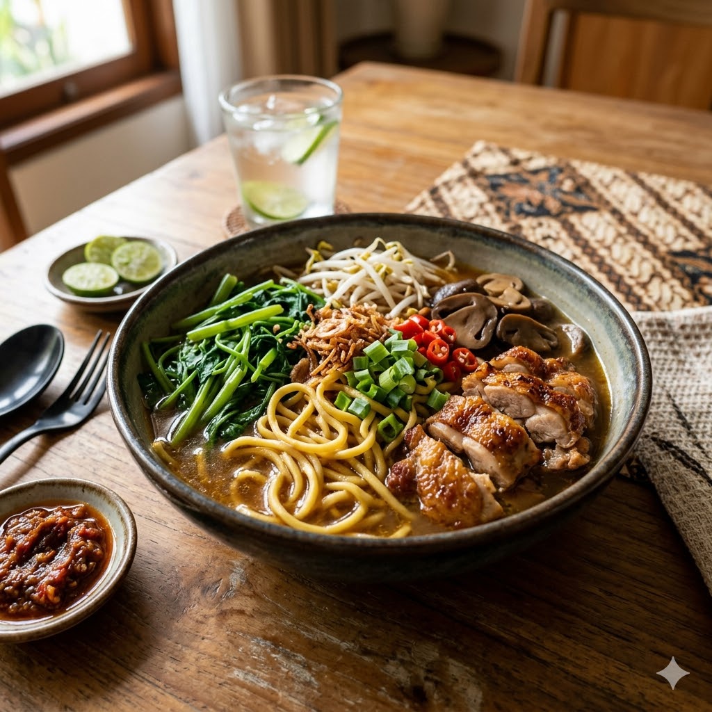 Mie Kangkung Kedai Locale
